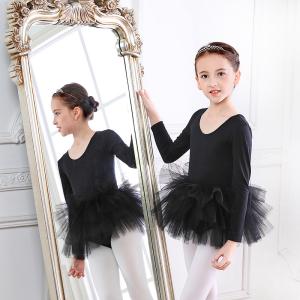 KCM-The New Models In Europe And America Short Sleeve Children Dress Veil Dress Girls Ballet Dance Clothes
