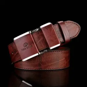 KCM-2024 New Men's Belt Korean Fashion Smooth Buckle Business Casual Belt Fashion Young Men's Trouser Designer Luxury Brand Belts