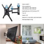 KCM-AdoreMall Retractable TV Wall Mount Bracket Wall Stand Adjustable Mount Arm Fit for Plasma Flat LED TV