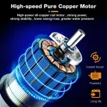 KCM-1500W Cordless High Pressure Cleaner Washer Spray Water Gun Car Wash Pressure Water Cleaning Machine for Makita 18V Battery