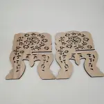 KCM-Wooden Eid' Al-Fitr Islamic Book Shelf Bible Frame Kuran Quran Koran Holy Book Stand Holder Shelf Rehal for Islam Home Decor