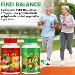 KCM-Fruits and Vegetables Capsules (Fruits Nature Capsules) with Vitamins