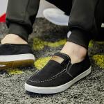 Men's Shoes 2024 Spring Hundred Men's Canvas Shoes One foot stirrup sports casual shoes Breathable non-slip board shoes