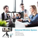 3 In 1 Wireless Lavalier Microphone for iPhone Android 3.5mm for radio Live Recording Noise Reduction Mini Microph GAMINJA