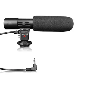 MIC-01 Stereo Camcorder Microphone for Nikon Canon DSLR Camera Computer PC Mobile Phone Microphone for Xiaomi iphone 8 X Samsug