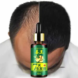 10ml Hair growth ginger oil natural plant esence faster grow beard eyelashes hair tonic shampoo hair loss hair care serum