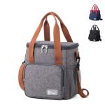 Men Insulated Thermal Lunch Bag Cooler School Food Storage Bags Lunch Box Women Kids Food Bento Bag Portable Picnic Bag