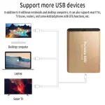 High speed 1TB SSD 2TB portable external expansion upgrade Solid state drive USB3.1 500GB interface Laptop mobile hard drive