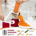 Multi-functional hand vegetable cutter Cross-border rotary shredder Kitchen household manual slicer
