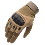 KCM-Men's outdoor sports touch screen mountaineering and cycling training anti slip shell gloves