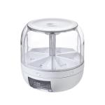 Kitchen Storage Container Large Food Storage Container 360° Rotating Rice Barrels Sealed Cereal Dispenser Rice Tank Grain Box