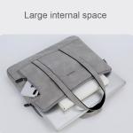 KCM-Laptop Bag 13 14 15 15.6 inch Handbag Women Notebook Bag For Macbook Pro Air 13 Case Xiaomi Asus PU Leather Luxury Computer Bag