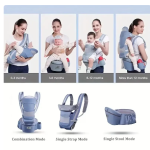 Baby Carrier Waist Stool With Storage Bag Kangaroo Shoulder Swaddle Sling Infant Kid Wrap Ergonomic Backpack Hipseat