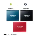 High speed 1TB SSD 2TB portable external expansion upgrade Solid state drive USB3.1 500GB interface Laptop mobile hard drive