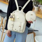 KCM-New Large Capacity Versatile Elegant Mother and Child Bag Fashion Korean PU Women's Fashion Backpack Shoulder Bag
