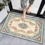 KCM-Entrance mat, Persian retro mat, entrance foyer, kitchen, absorbent anti slip mat, toilet mat