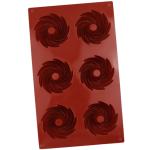 KCM-6 Holes Swirl Hollow Cup Shape Silicone Chocolate Candy Cake Ice Cube Moulding Soap Mold Mould