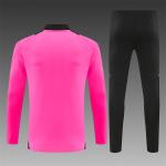 KCM-24-25 Real Madrid rose red half-zip training suit
