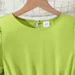 KCM-Summer New Style European and American Temperament 8-12Y Girl Tuck Waist Bubble Sleeves Grand Princess Dress