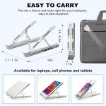 KCM-Aluminum alloy luminous expansion dock laptop stand folding heat dissipation USB desktop RGB tablet stand