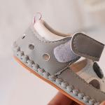 KCM-Baby sandals men's summer walking shoes 0-2 year old baby soft soled cartoon sandals