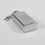 KCM-Premium portable stainless steel wine jug with keychain 1 ounce 2 ounces