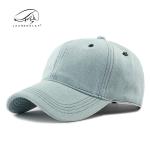 KCM-Fashion Solid Color Denim Baseball Cap Women Men Snapback Outdoor Sun Visor Hat Casual Hip Hop Hats Adjustable Snapback Cap