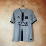 KCM-white PSG 2021 2022 2023 Away Soccer Jerseys Paris 21 22 23 ash-coloured Football Shirt