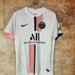 KCM-white PSG 2021 2022 2023 Away Soccer Jerseys Paris 21 22 23 ash-coloured Football Shirt