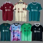 KCM-2025 2026 Liverpool jersey home away training shirt Soccer Jerseys Top Quality 25 26 goalkeeper Football Shirt