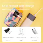 USB Milk Water Warmer Travel Stroller Insulated Bag Baby Nursing Bottle Heater Safe Kids Supplies for Outdoor Winter