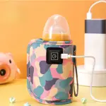 USB Milk Water Warmer Travel Stroller Insulated Bag Baby Nursing Bottle Heater Safe Kids Supplies for Outdoor Winter