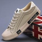 KCM-Autumn New Men's Canvas Shoes Korean Edition Versatile Trendy Casual Shoes Breathable and Comfortable Board Shoes