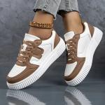 KCM-Large size new breathable, lightweight, casual, versatile sports style men's and women's trendy white shoes