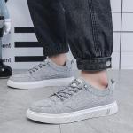 KCM-New spring breathable linen shoes men's canvas shoes thin casual board shoes