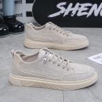 KCM-New spring breathable linen shoes men's canvas shoes thin casual board shoes