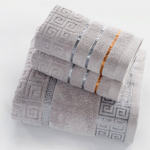 KCM-3 Pack Towel Set 100% Cotton 70x140cm Bath Towel and 2 Face（34*75 ）Hand Towel Super Soft Absorbent Terry Washcloth For Adults
