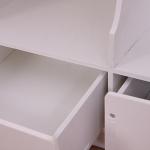 DIY desktop cosmetics storage rack box bathroom dresser wood sundries shelf small storage cabinet Multiple layers