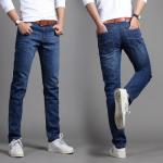 KCM-wholesale Jeans for men, straight men, business, waist, leisure, loose, big, thin, long trousers.