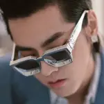 KCM-New Fashion Popular Sunglasses Men Women Square UV400
