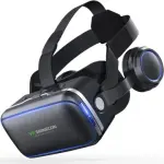 KCM-Sixth generation vr glasses 3D virtual reality game glasses with their own headphones