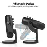 KCM-USB Condenser Microphone for Computer USB PC Microphone Mic Stand POP Filter to Gaming Streaming Podcasting Recording Headphone