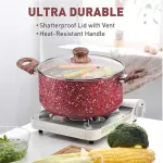 16-piece granite aluminum die-casting non-stick cookware set