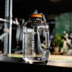 KCM-Oversized ton ton bucket cup gradient fashion sports fitness water bottle large capacity 2200ml