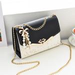 Fashion new women's one-shoulder messenger bag sequins casual exquisite women's bag 4 colors send pendant