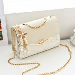 Fashion new women's one-shoulder messenger bag sequins casual exquisite women's bag 4 colors send pendant