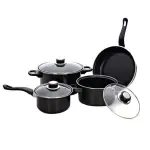 13pcs Kitchen Non-stick Cookware Utensils Set Fry Pan Stew Pot Milk Pot With Ergonomically Handle Spatula Cookware Kit