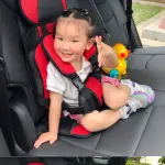 Child Safety Seat Mat for 6 Months To 12 Years Old Breathable Chairs Mats Baby Car Seat Cushion Adjustable Stroller Seat Pad