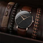 KCM-2023 New Fashion and Leisure Men's sports watch set Personalized and trendy quartz watch