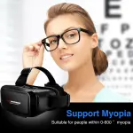 KCM-Original 3D Virtual Reality VR Glasses Support 0-600 Myopia Binocular 3D Glass Headset VR for 4-6.6 Inch IOS Android Smartphone